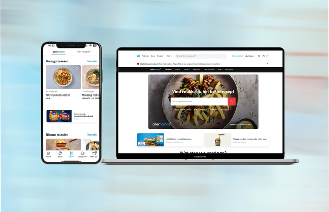 Allerhande banner app & web
