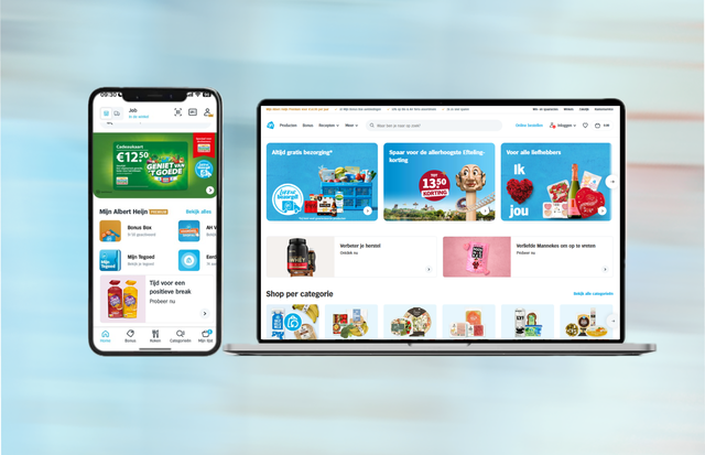 Homepage banner app & web