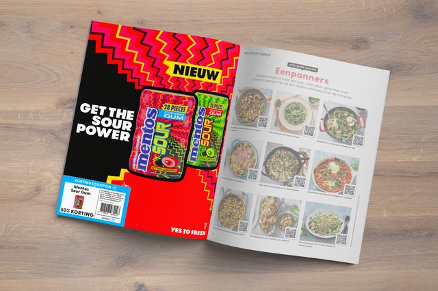 Advertentie met coupon
